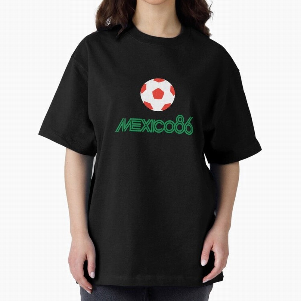 Mexico Soccer World Cup 1986 Classic T-Shirt Show Love for Legendary Goals in FIFA World Cup 2026 Featuring Cristiano Ronaldo, Argentina Energy, Championship Spirit, Famous Goals, Roaring Crowds and International Football Unity; Perfect for Fans,