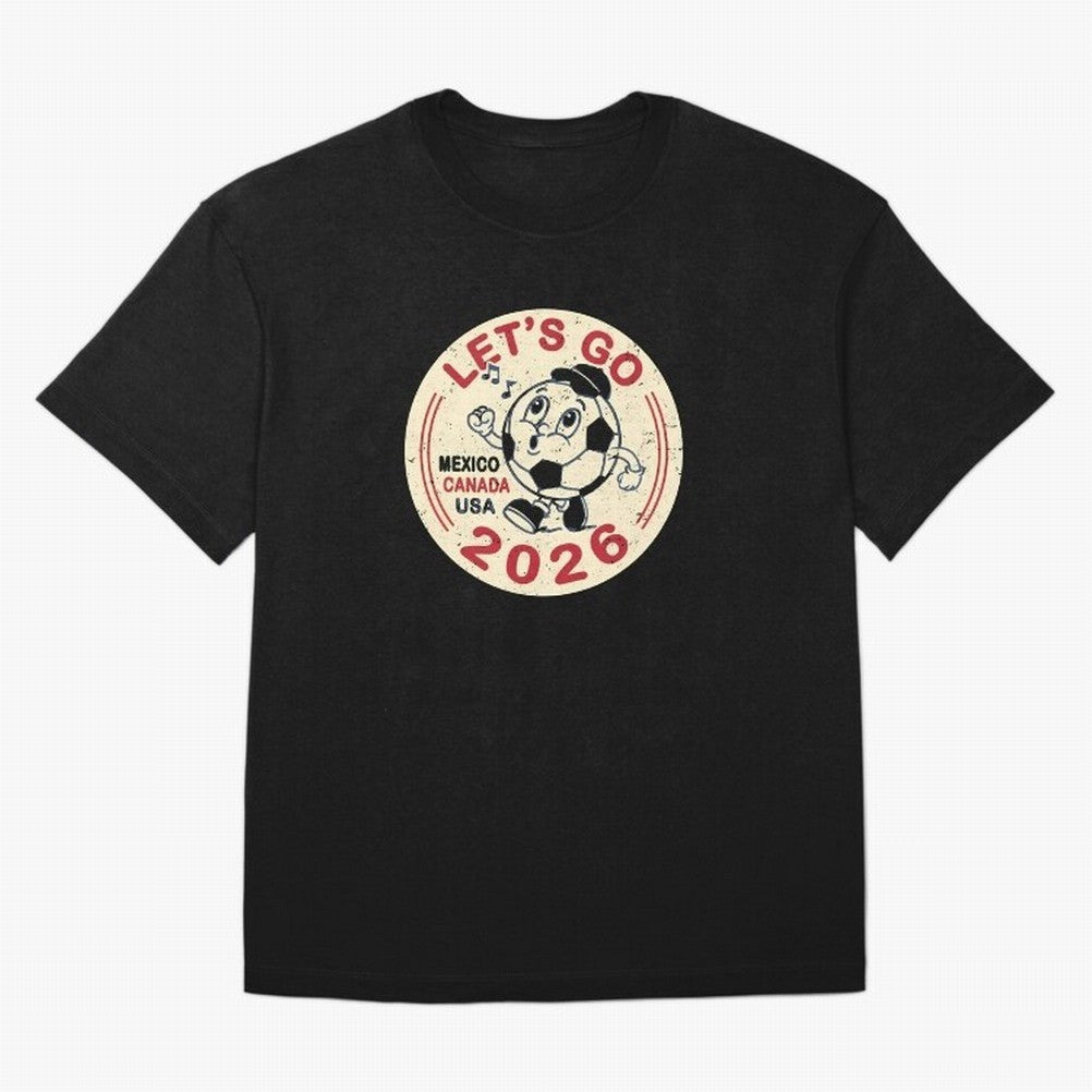 World Cup 2026 T-Shirt_36821479 Classic T-Shirt Live the Energy of FIFA World Cup 2026 Group Stage Spirit, Celebrating Argentina and Brazil, Messi, CR7 and Mbappe, Vintage Soccer Flavor, Modern Football Stars, National Flags and Final Night