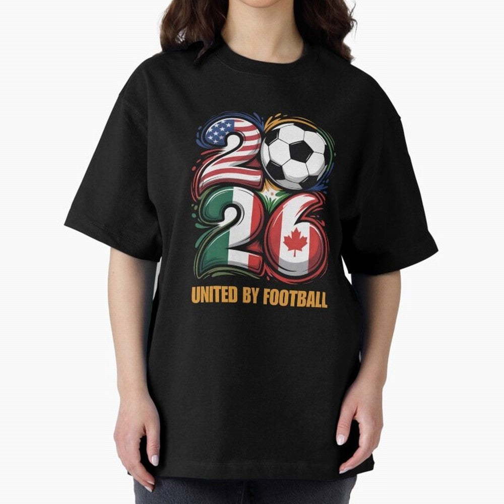 United by Football Soccer Fan Gear 2026 Classic T-Shirt Make Every Match About the FIFA World Cup 2026 Journey through Mbappe Highlights, France and Portugal Pride, Stadium Chants, National Pride, Trophy Dreams and Unforgettable Football Memories;