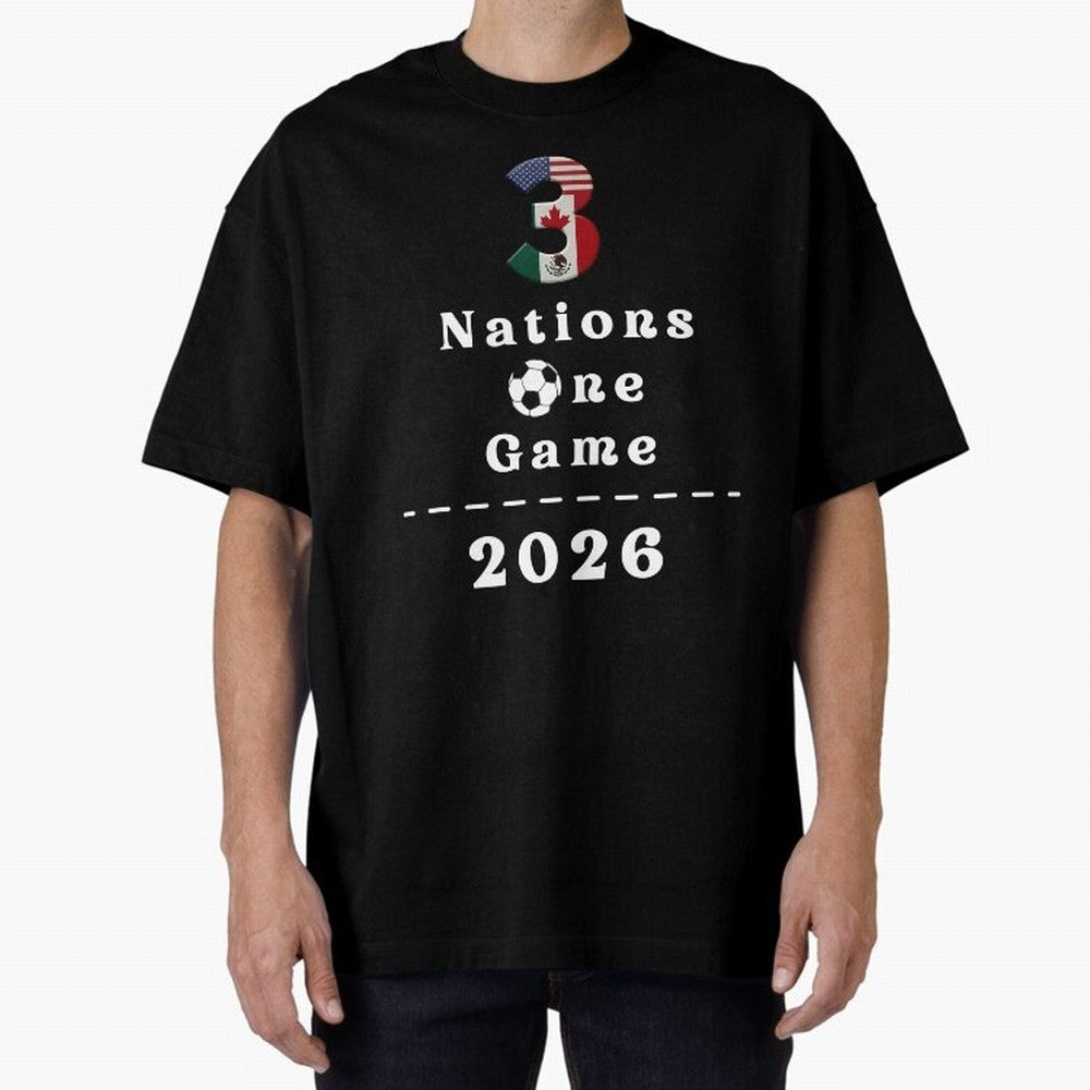 World Cup 2026 Host Nations Classic T-Shirt Back Your Heroes with FIFA World Cup 2026 Inspired by Neymar, France and Portugal Energy, Retro Football Energy, Iconic Rivalries, Trophy Chase Drama and Stadium Atmosphere; Perfect for Supporters Who