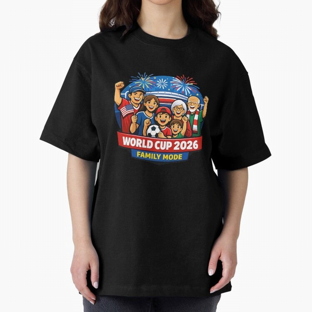 World Cup 2026 Family Mode ¨C Football Fans Celebration Design Classic T-Shirt Support the Legends of the FIFA World Cup 2026 Group Stage Journey through Neymar Highlights, Brazil Pride, Stadium Chants, National Pride, Trophy Dreams and