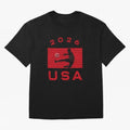 USA Soccer 2026 Player Silhouette Athletic Design Classic T-Shirt Show Passion for the Stars of FIFA World Cup 2026 Group Stage Spirit, Driven by Brazil, Portugal and Argentina, Neymar, Haaland and Cristiano Ronaldo, Worldwide Fan Energy, Dramatic