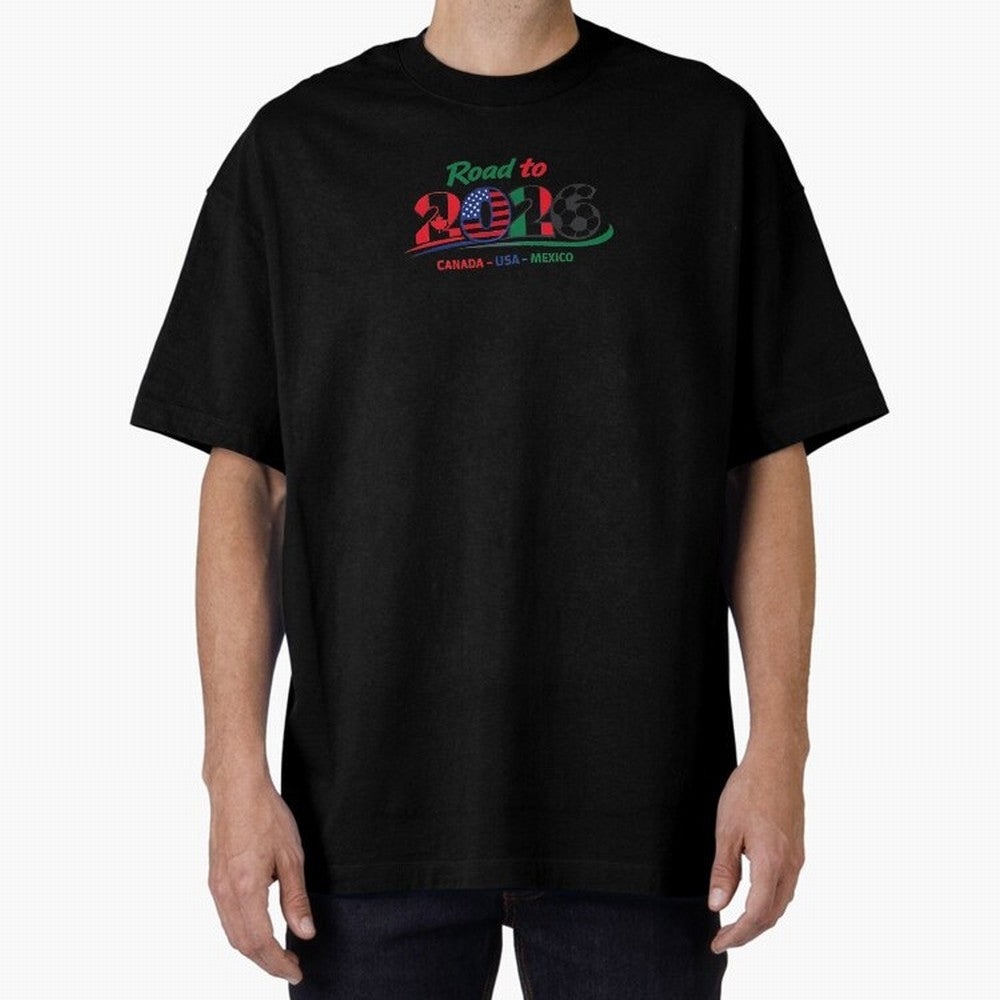 2026 Football Fan Design - North America - Three Nations One Dream Classic T-Shirt Celebrate National Team Dreams in the FIFA World Cup 2026 Group Stage Journey through Messi, CR7 and Mbappe Highlights, Portugal, Spain and Germany Pride, Football