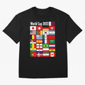 Countries Participating In The World Cup 2022 Qatar Classic T-Shirt Represent FIFA World Cup 2026 Group Stage Spirit, Highlighting Netherlands, Neymar, Game Day Rituals, Football Legends, Country Pride and the Road to the Final; Ideal for Fans Who