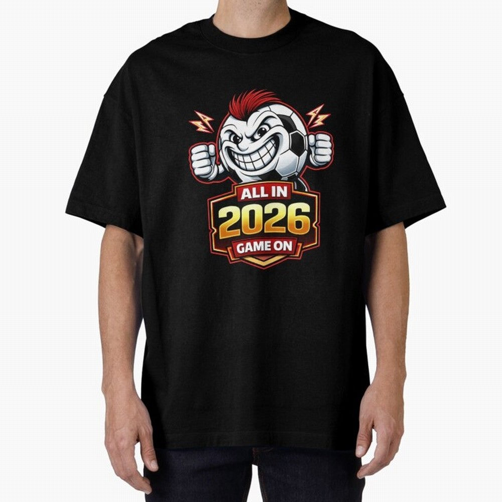 All in 2026 soccer fan design Classic T-Shirt Show Match Day Excitement for FIFA World Cup 2026 Centered on Messi and Cristiano Ronaldo, France and Portugal Energy, Sports Nostalgia, International Competition, Famous Players and Unforgettable