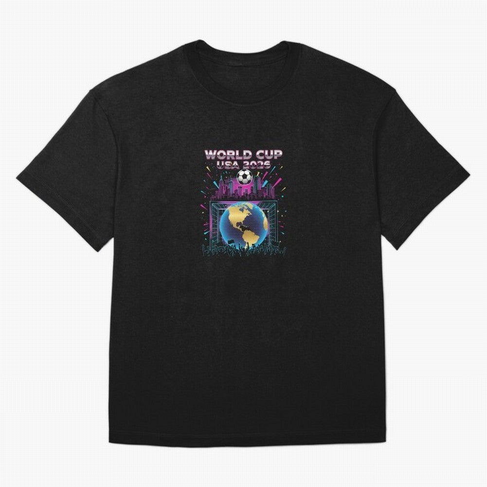 World Cup USA 2026 - Retro Soccer City Celebration Classic T-Shirt Follow the Road to FIFA World Cup 2026 Group Stage Spirit, Driven by Brazil, Portugal and Argentina, Neymar, Stadium Memories, Football Loyalty, International Chants and