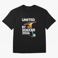 United by Soccer 2026 Football Fan Hoodie International Cup Style Graphic Classic T-Shirt Show Support during Global Football Passion for FIFA World Cup 2026 USA Canada Mexico, Featuring Neymar, Argentina, France and Brazil, Stadium Chants,