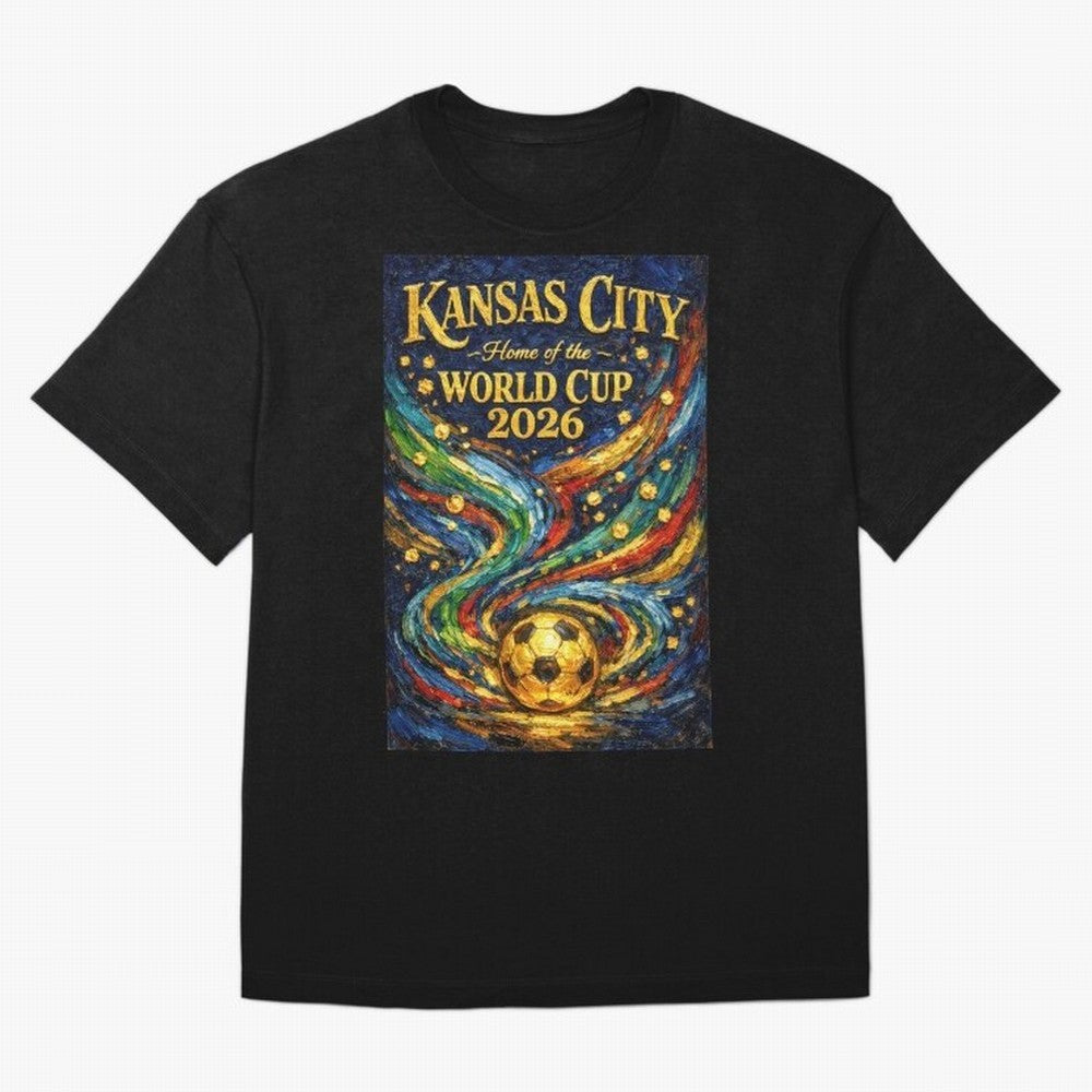Kansas City Home of the World Cup 2026 Soccer Fan ¡ª Moody Jewel Art Print Classic T-Shirt Represent Fans Who Live for FIFA World Cup 2026 USA Canada Mexico for Fans of Neymar, Haaland and Cristiano Ronaldo and Germany, Bringing Global Supporter