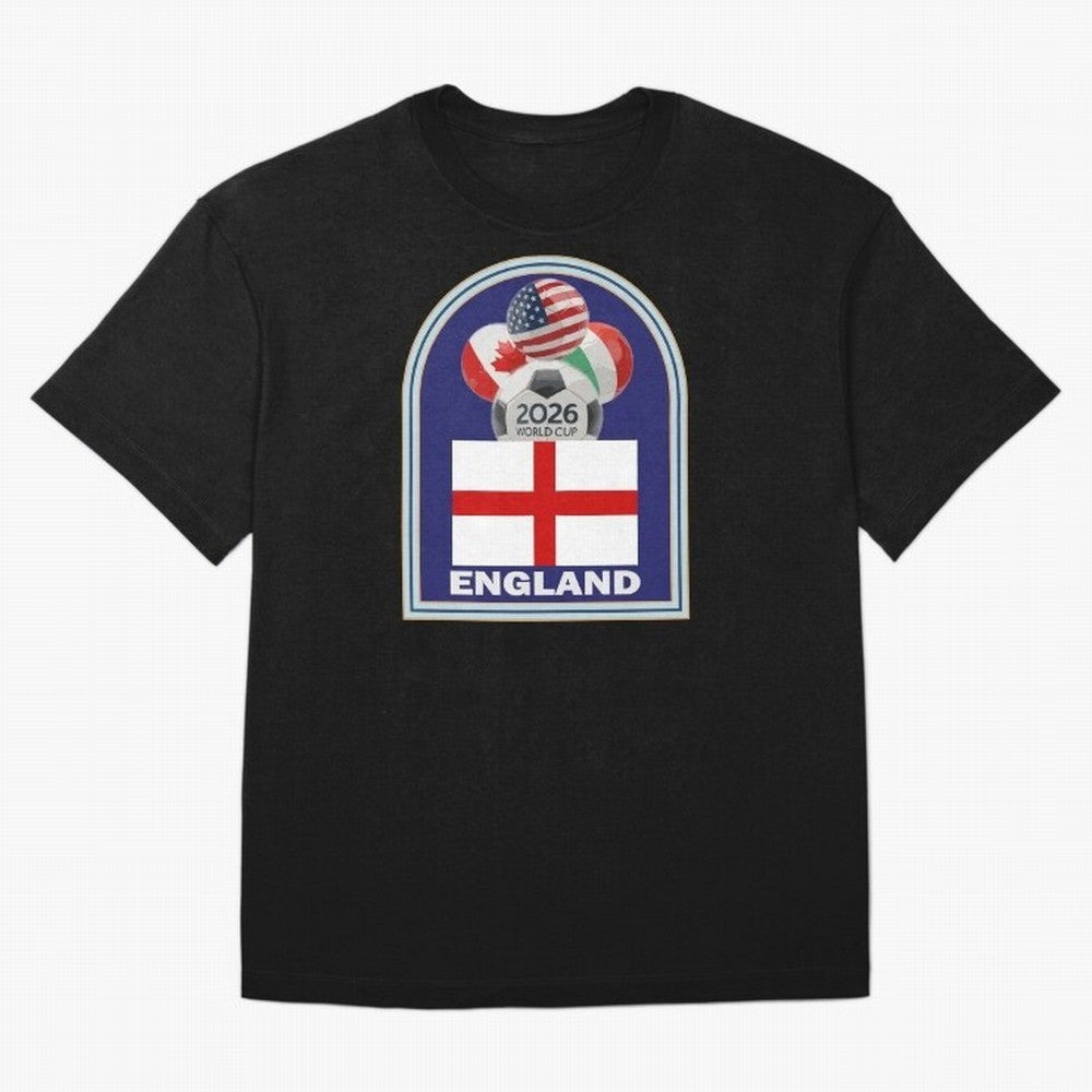 England 2026 Soccer T-shirt Classic T-Shirt Discover Match Day Hype around FIFA World Cup 2026 Group Stage, Messi, CR7 and Mbappe, England and Germany, Worldwide Fan Energy, Dramatic Goals, Stadium Lights and Championship Celebrations; Ideal for