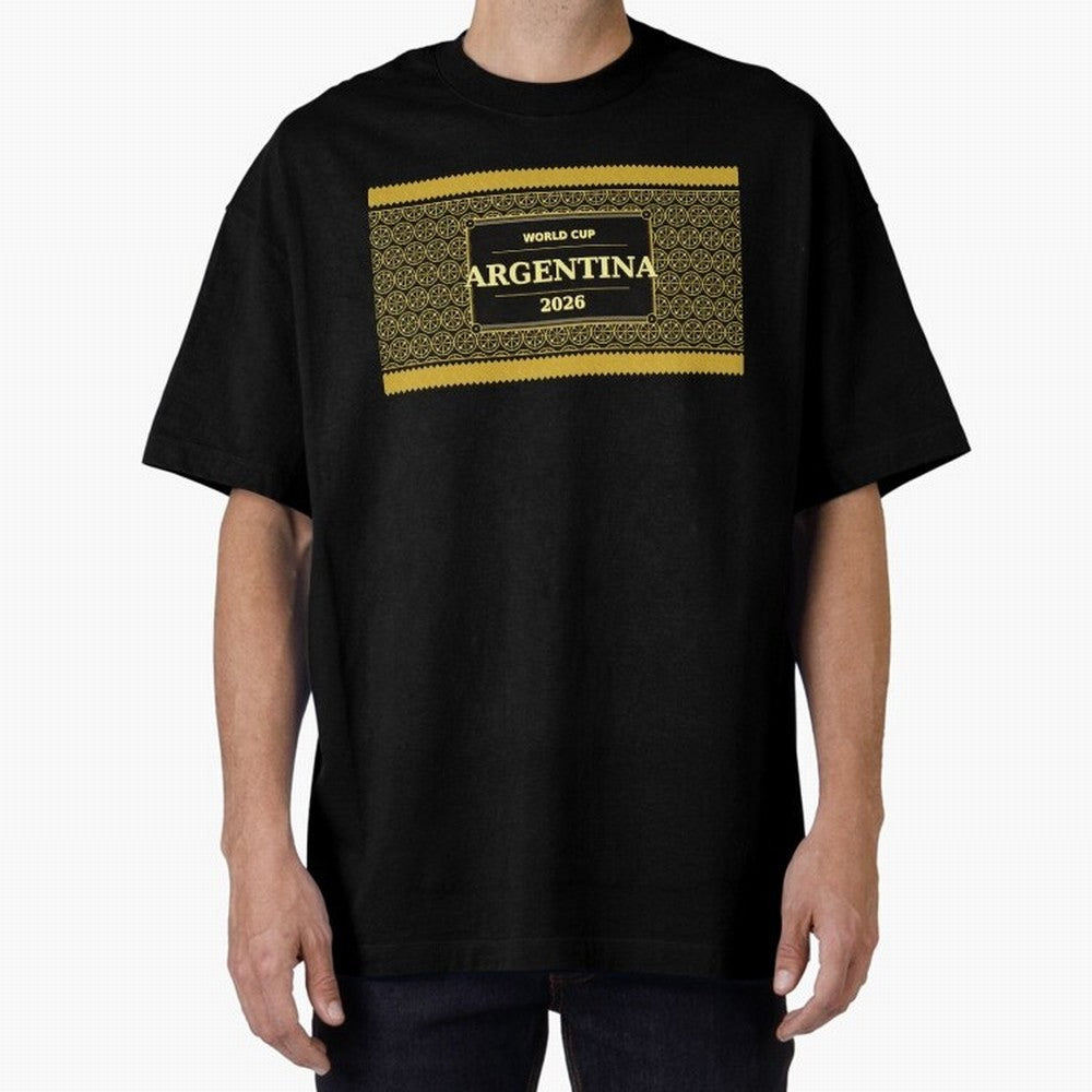 Argentina Football Fan 2026 Black Gold Luxury ¡ª Defending Champions Classic T-Shirt Celebrate the Next Chapter of FIFA World Cup 2026 USA Canada Mexico Filled with Neymar, Spain Energy, Soccer Culture, Superstar Moments, National Team Dreams and