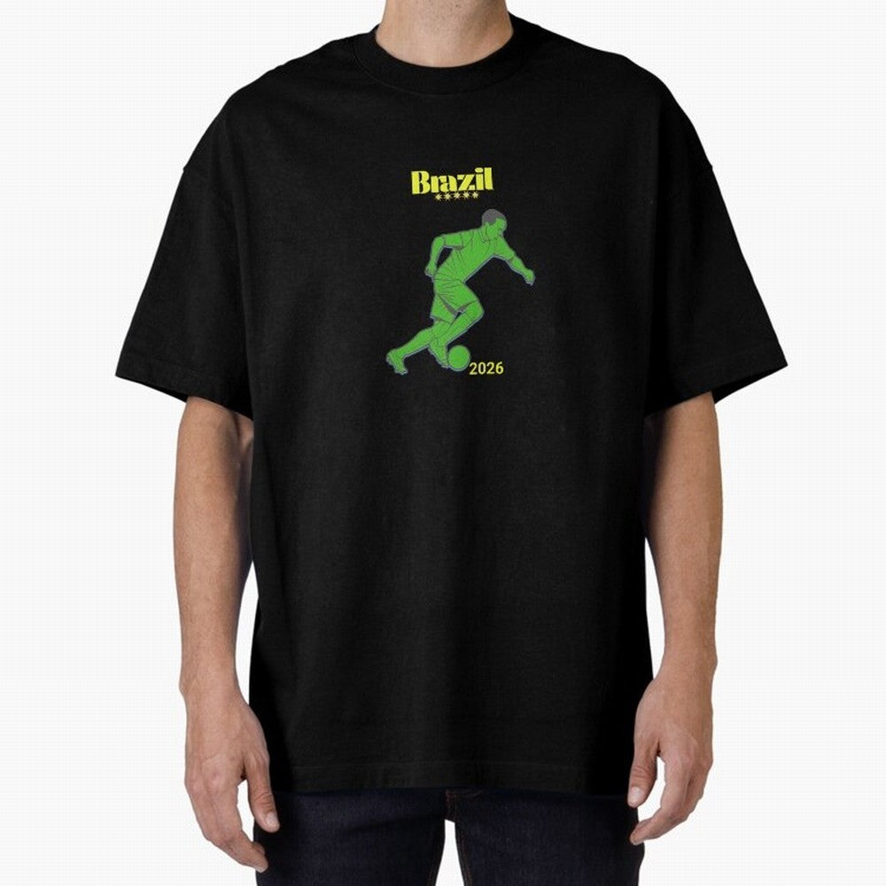 Brazil Soccer Classic T-Shirt Feel the Heartbeat of Global Football Passion for FIFA World Cup 2026 USA Canada Mexico, Driven by Neymar, Haaland and Cristiano Ronaldo, Argentina and Brazil, Match Day Excitement, Supporter Culture, Golden Goals and