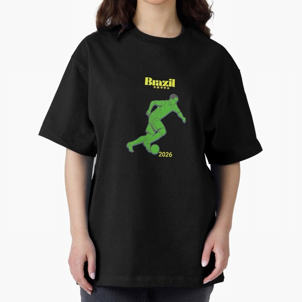 Brazil Soccer Classic T-Shirt Feel the Heartbeat of Global Football Passion for FIFA World Cup 2026 USA Canada Mexico, Driven by Neymar, Haaland and Cristiano Ronaldo, Argentina and Brazil, Match Day Excitement, Supporter Culture, Golden Goals and