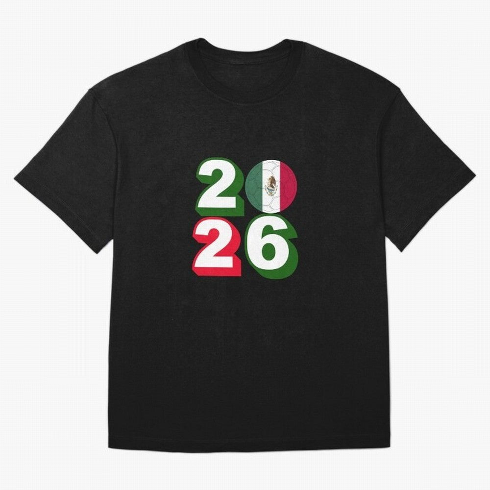 Mexico 2026 Soccer Ball Classic T-Shirt Bring Supporter Culture to FIFA World Cup 2026 Spirit, Inspired by England, Messi, Neymar and Mbappe, Supporter Pride, Iconic Celebrations, Legendary Names and Global Match Day Energy; Perfect for Fans,