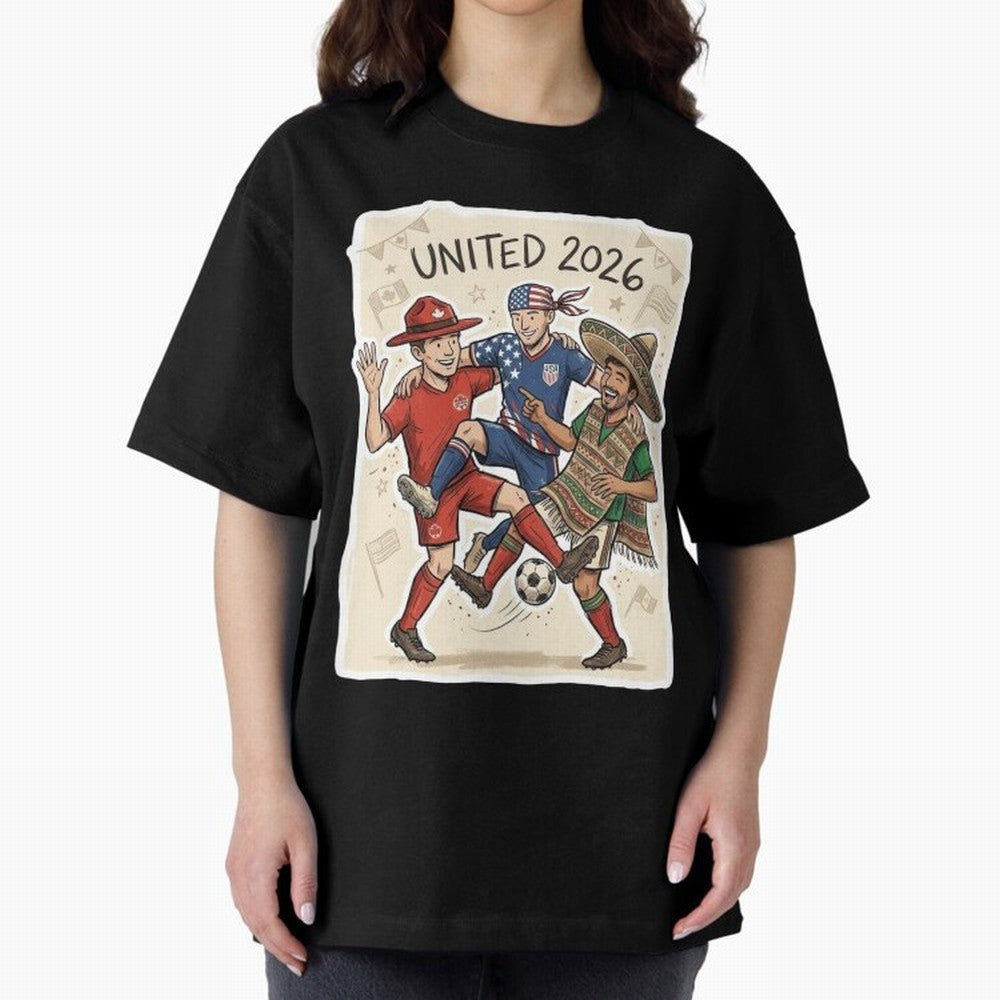 USA Canada Mexico Football Fans Classic T-Shirt Join the Countdown to FIFA World Cup 2026 USA Canada Mexico with Neymar, Haaland and Cristiano Ronaldo, Brazil, Portugal and Argentina Energy, Classic Soccer Heritage, Championship Pressure, Fan