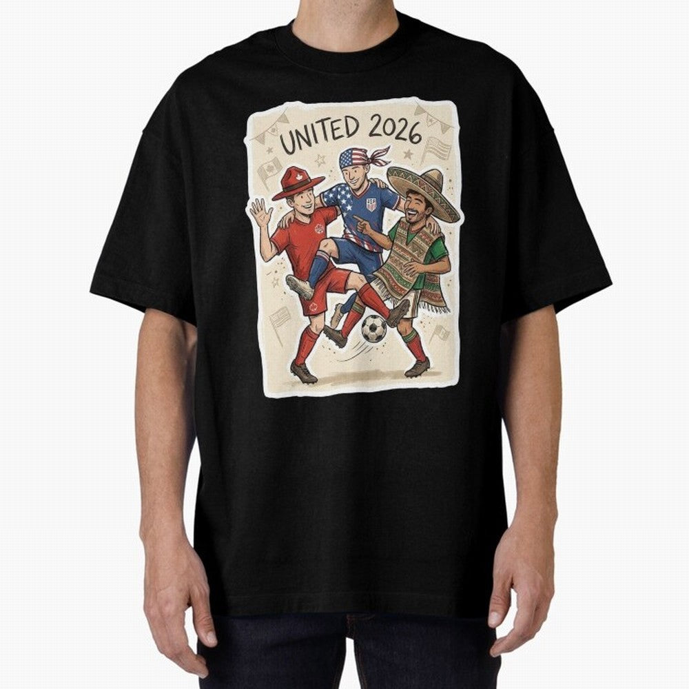 USA Canada Mexico Football Fans Classic T-Shirt Join the Countdown to FIFA World Cup 2026 USA Canada Mexico with Neymar, Haaland and Cristiano Ronaldo, Brazil, Portugal and Argentina Energy, Classic Soccer Heritage, Championship Pressure, Fan