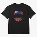 AUSTRALIA World Cup 2026 Poster ¨C AUSTRALIA Football Classic T-Shirt Support the Legends of FIFA World Cup 2026 USA Canada Mexico Inspired by Messi, Neymar and Mbappe, Argentina, France and Brazil Energy, Football History, Final Match Energy,