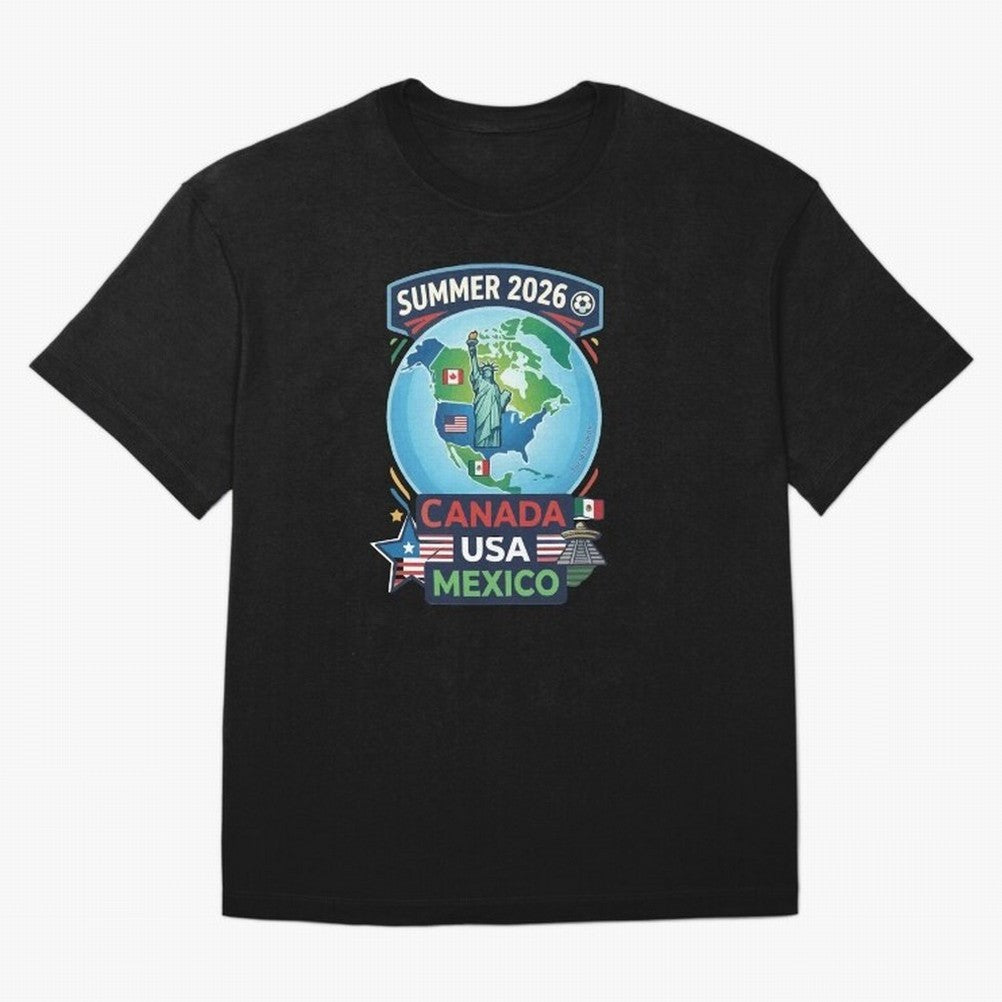 SUMMER 2026 SOCCER Classic T-Shirt Carry Global Football Passion for FIFA World Cup 2026 USA Canada Mexico, Made for Haaland and Mbappe, Brazil, Portugal and Argentina, Soccer Culture, Superstar Moments, National Team Dreams and Competitive Fire;