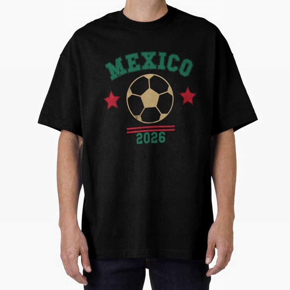 Mexico Soccer Fan 2026 Jersey Style Design Classic T-Shirt Upgrade the FIFA World Cup 2026 Group Stage Journey through Messi Highlights, France and Portugal Pride, Classic Soccer Heritage, Championship Pressure, Fan Loyalty and International Pride;