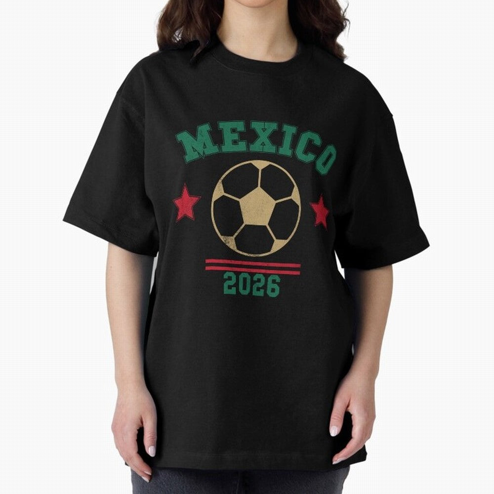 Mexico Soccer Fan 2026 Jersey Style Design Classic T-Shirt Upgrade the FIFA World Cup 2026 Group Stage Journey through Messi Highlights, France and Portugal Pride, Classic Soccer Heritage, Championship Pressure, Fan Loyalty and International Pride;