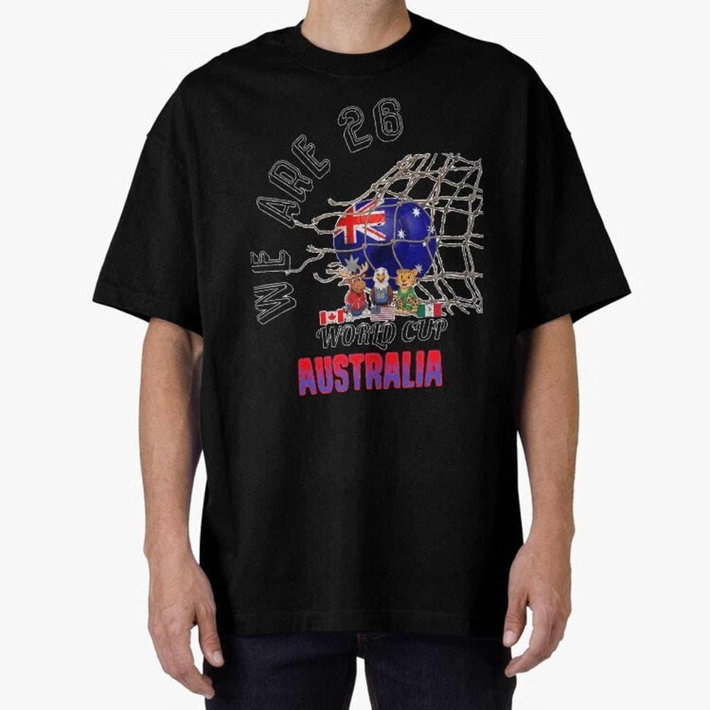 World cup 26 - Australia Classic T-Shirt Make Every Kick Count in FIFA World Cup 2026 Group Stage Filled with CR7 and Messi, Netherlands Energy, Football Festival Excitement, Trophy Ambitions, Country Rivalries and Star Player Buzz; Great for