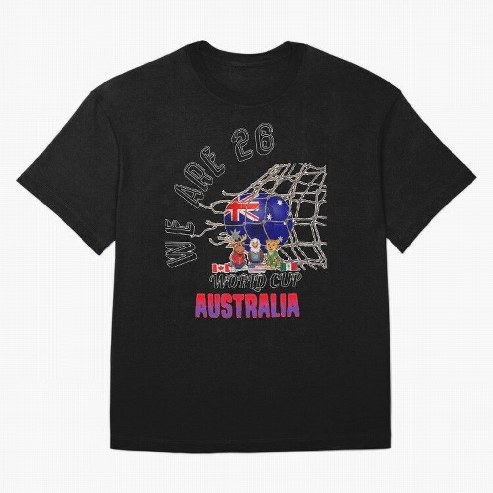 World cup 26 - Australia Classic T-Shirt Make Every Kick Count in FIFA World Cup 2026 Group Stage Filled with CR7 and Messi, Netherlands Energy, Football Festival Excitement, Trophy Ambitions, Country Rivalries and Star Player Buzz; Great for