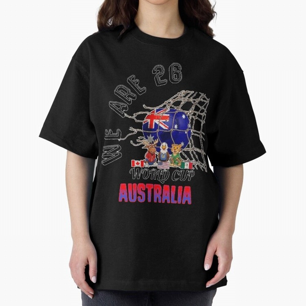 World cup 26 - Australia Classic T-Shirt Make Every Kick Count in FIFA World Cup 2026 Group Stage Filled with CR7 and Messi, Netherlands Energy, Football Festival Excitement, Trophy Ambitions, Country Rivalries and Star Player Buzz; Great for