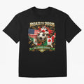 Road to 2026 Soccer Tournament - USA Mexico Canada Flags Classic T-Shirt Show Fan Pride Across Global Football Passion for FIFA World Cup 2026, Centered on Messi, CR7 and Mbappe, Spain, Tournament Hype, Historic Matchups, Family Viewing Parties and