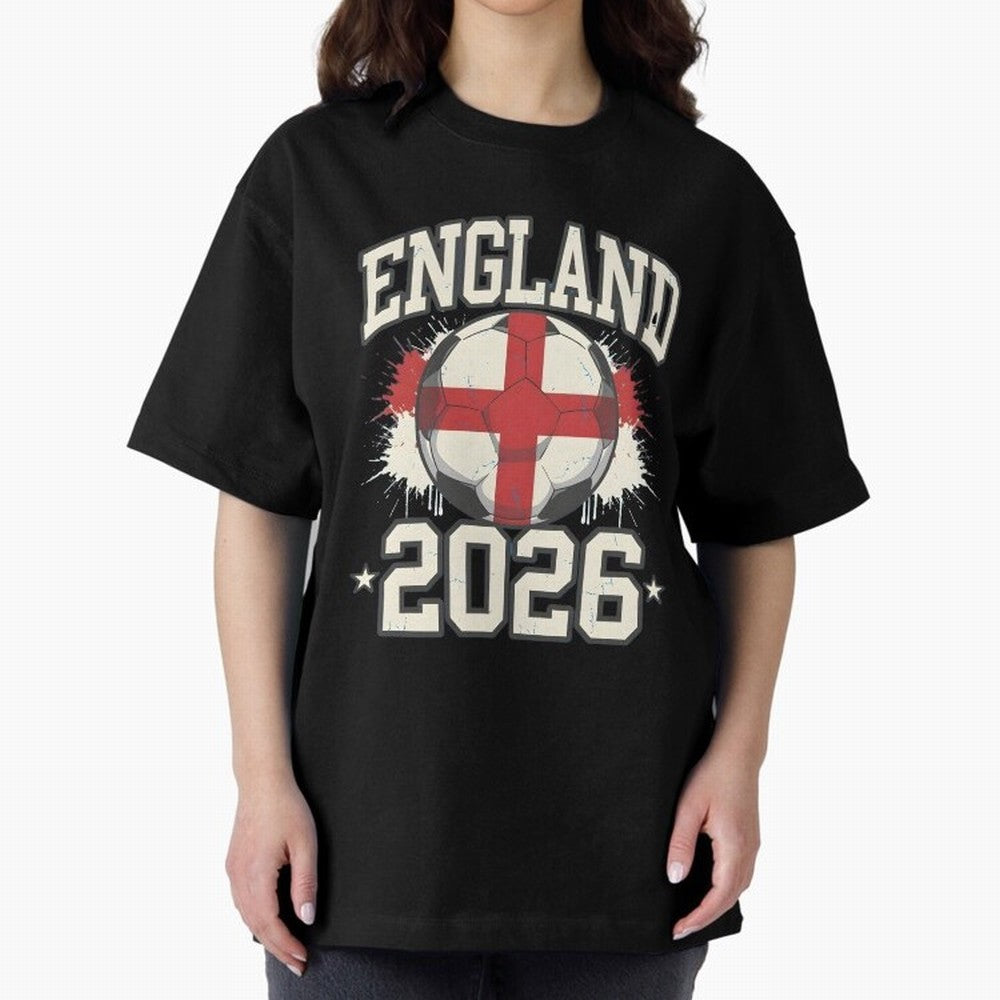 England 2026 World Cup for Football Fans and Teams Classic T-Shirt Celebrate National Team Dreams in FIFA World Cup 2026 Group Stage Inspired by Cristiano Ronaldo, Haaland and CR7, France Energy, Vintage Soccer Flavor, Modern Football Stars,