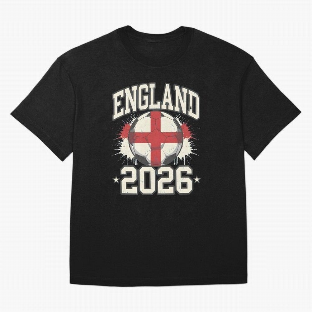 England 2026 World Cup for Football Fans and Teams Classic T-Shirt Celebrate National Team Dreams in FIFA World Cup 2026 Group Stage Inspired by Cristiano Ronaldo, Haaland and CR7, France Energy, Vintage Soccer Flavor, Modern Football Stars,