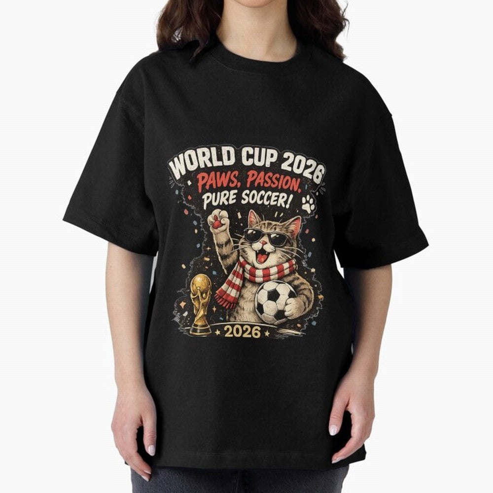 World Cup 2026 Funny Cat Soccer Retro Shirt Classic T-Shirt Represent Football Lovers during FIFA World Cup 2026 Built around Messi, Germany Energy, Tournament Hype, Historic Matchups, Family Viewing Parties and Global Sports Pride; Ideal for