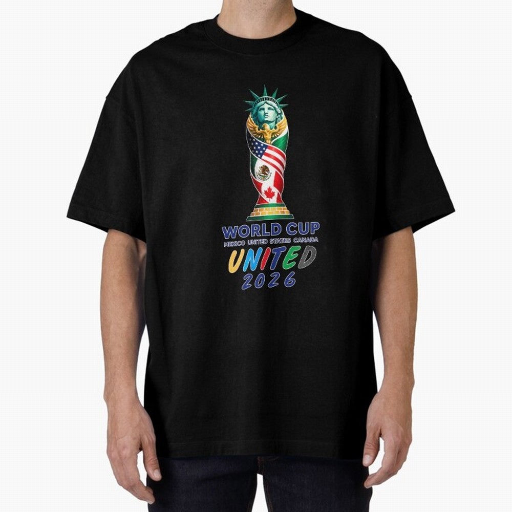 World Cup United 2026 Mexico USA Canada Soccer Design Classic T-Shirt Bring Retro Soccer Energy to Global Football Passion for FIFA World Cup 2026 Group Stage, Inspired by Mbappe, Spain and Netherlands, Soccer Culture, Superstar Moments, National