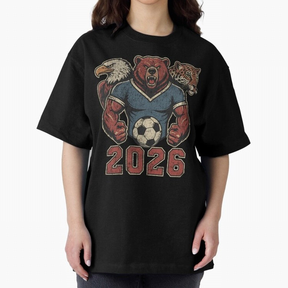 World Cup 2026 Host Mascots | USA Canada Mexico Soccer Classic T-Shirt Celebrate Supporters United by Match Day Hype around FIFA World Cup 2026, Haaland and Mbappe, Spain and Netherlands, Retro Football Energy, Iconic Rivalries, Trophy Chase Drama