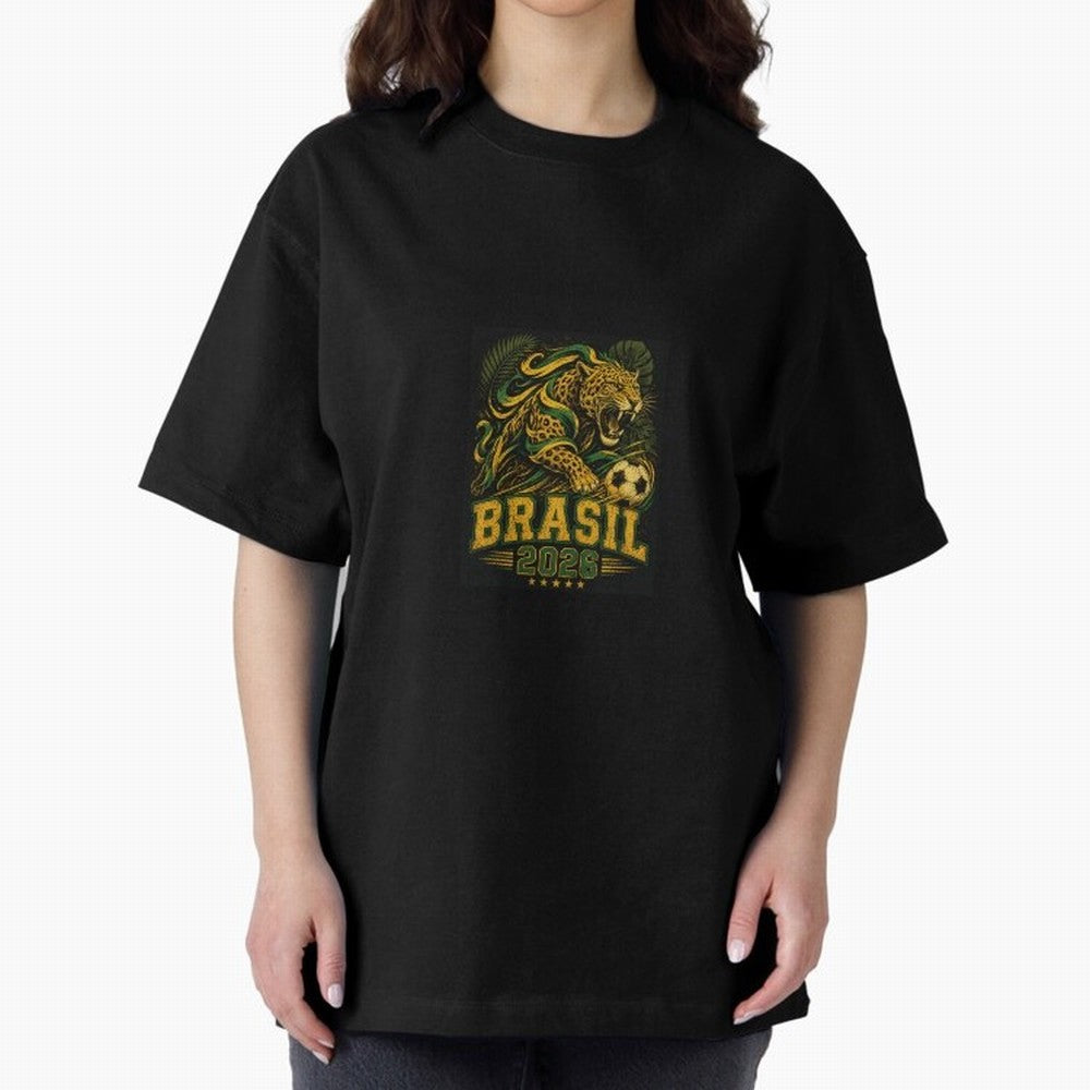 Samba Flame - Brasil World Cup 2026 Fan shirt Classic T-Shirt Turn Up for FIFA World Cup 2026 USA Canada Mexico Driven by Messi and Cristiano Ronaldo, Portugal, Spain and Germany Energy, Championship Spirit, Famous Goals, Roaring Crowds and