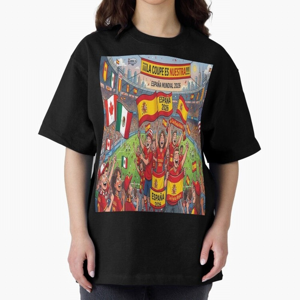 Spain World Cup 2026 - Stadium Classic T-Shirt Celebrate Rivalries and Pride in FIFA World Cup 2026 USA Canada Mexico Connected to Mbappe and Neymar, Spain Energy, Stadium Chants, National Pride, Trophy Dreams and Unforgettable Football Memories;