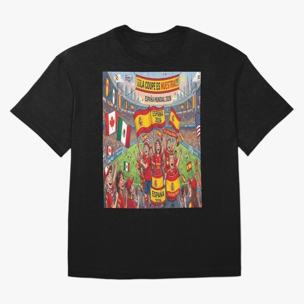 Spain World Cup 2026 - Stadium Classic T-Shirt Celebrate Rivalries and Pride in FIFA World Cup 2026 USA Canada Mexico Connected to Mbappe and Neymar, Spain Energy, Stadium Chants, National Pride, Trophy Dreams and Unforgettable Football Memories;