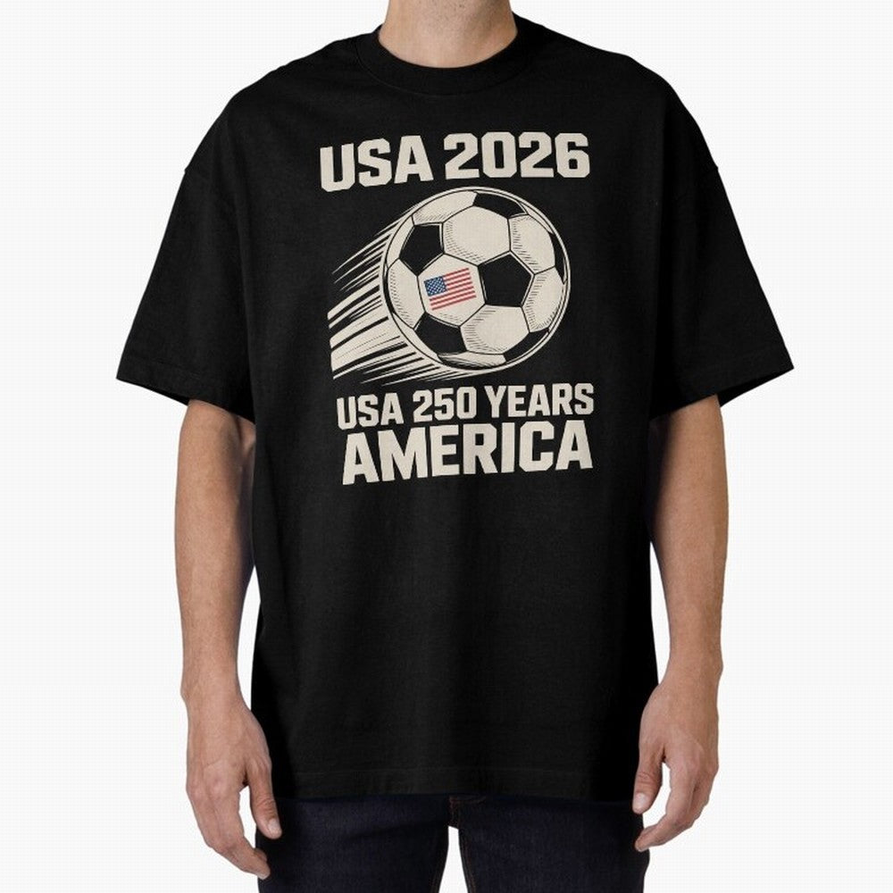 Usa 2026 Soccer 250 Years Women Kids 4th of July Classic T-Shirt Bring Match Day Fire to FIFA World Cup 2026 USA Canada Mexico Highlighting CR7, Argentina Energy, Sports Nostalgia, International Competition, Famous Players and Unforgettable