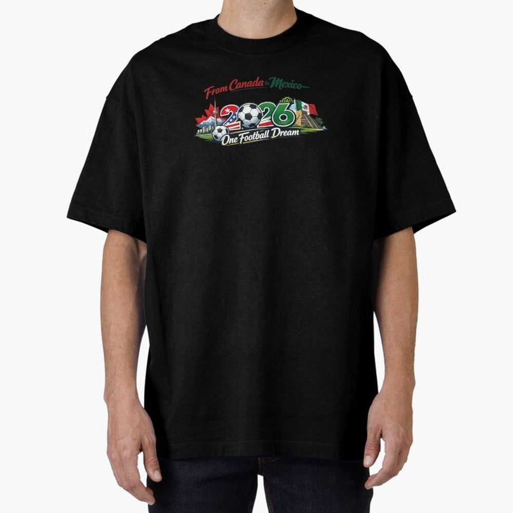2026 Football Fan Design - North America - Three Nations One Dream Classic T-Shirt Represent Football Lovers during the FIFA World Cup 2026 Journey through CR7 and Messi Highlights, France and Portugal Pride, Goal Celebration Energy, Supporter