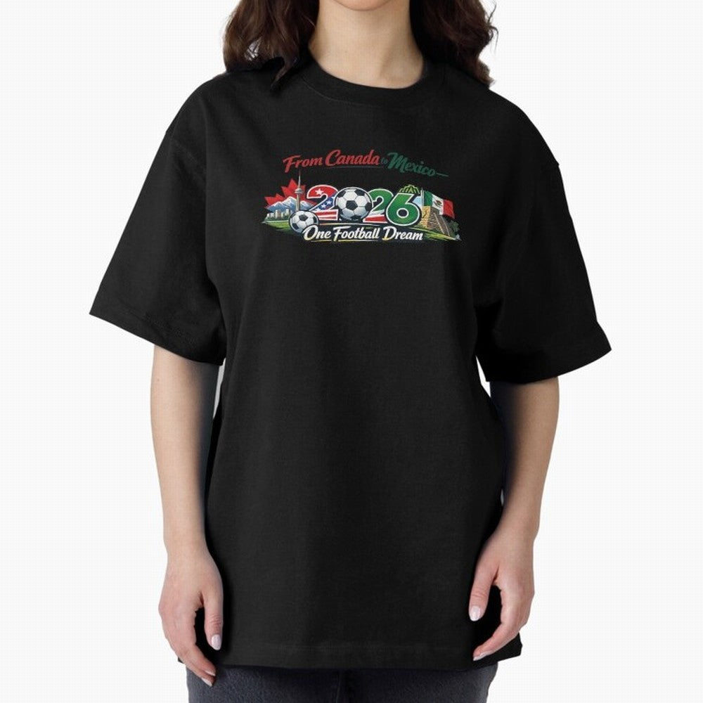 2026 Football Fan Design - North America - Three Nations One Dream Classic T-Shirt Represent Football Lovers during the FIFA World Cup 2026 Journey through CR7 and Messi Highlights, France and Portugal Pride, Goal Celebration Energy, Supporter