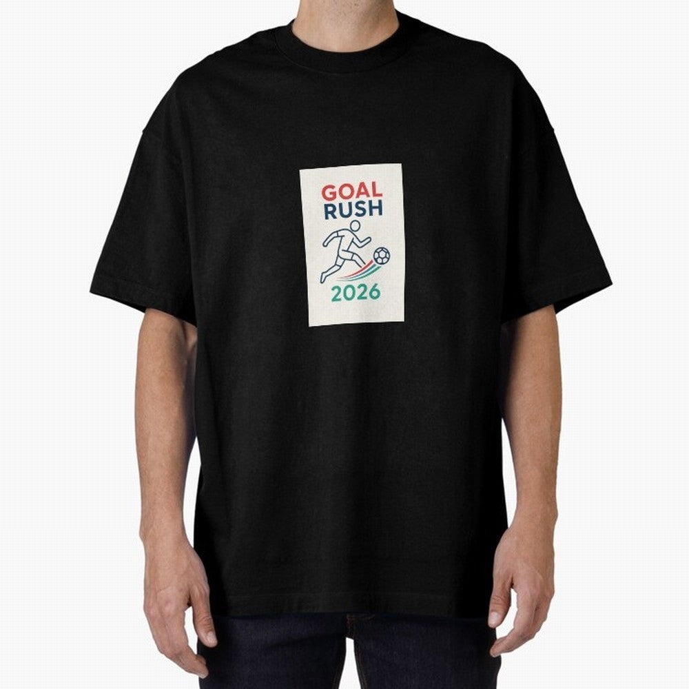 Goal Rush 2026 Classic T-Shirt Relive Legendary Nights from Global Football Passion for FIFA World Cup 2026 USA Canada Mexico, Made for Messi and Cristiano Ronaldo, Argentina, Champion Mindset, Group Stage Buzz, Knockout Tension and Passionate Fan