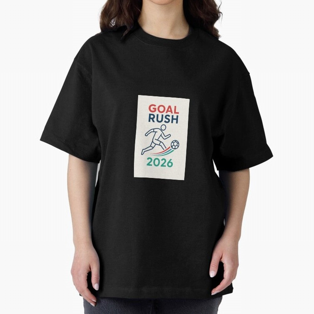 Goal Rush 2026 Classic T-Shirt Relive Legendary Nights from Global Football Passion for FIFA World Cup 2026 USA Canada Mexico, Made for Messi and Cristiano Ronaldo, Argentina, Champion Mindset, Group Stage Buzz, Knockout Tension and Passionate Fan