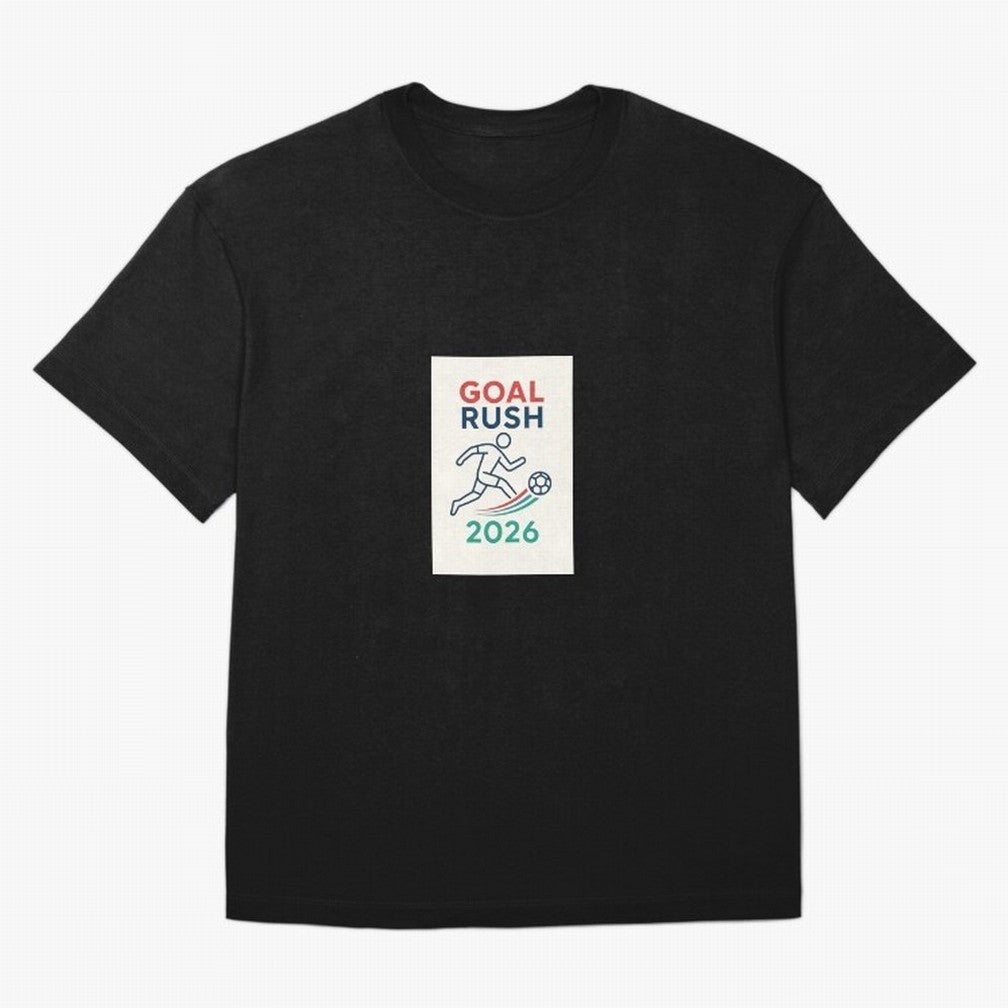 Goal Rush 2026 Classic T-Shirt Relive Legendary Nights from Global Football Passion for FIFA World Cup 2026 USA Canada Mexico, Made for Messi and Cristiano Ronaldo, Argentina, Champion Mindset, Group Stage Buzz, Knockout Tension and Passionate Fan