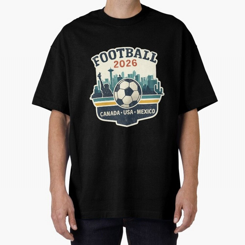 Football 2026 ¨C One World One Goal Classic T-Shirt Make Game Day About the FIFA World Cup 2026 USA Canada Mexico Journey through Mbappe and Neymar Highlights, Argentina Pride, Football History, Final Match Energy, Crowd Noise and Once in a