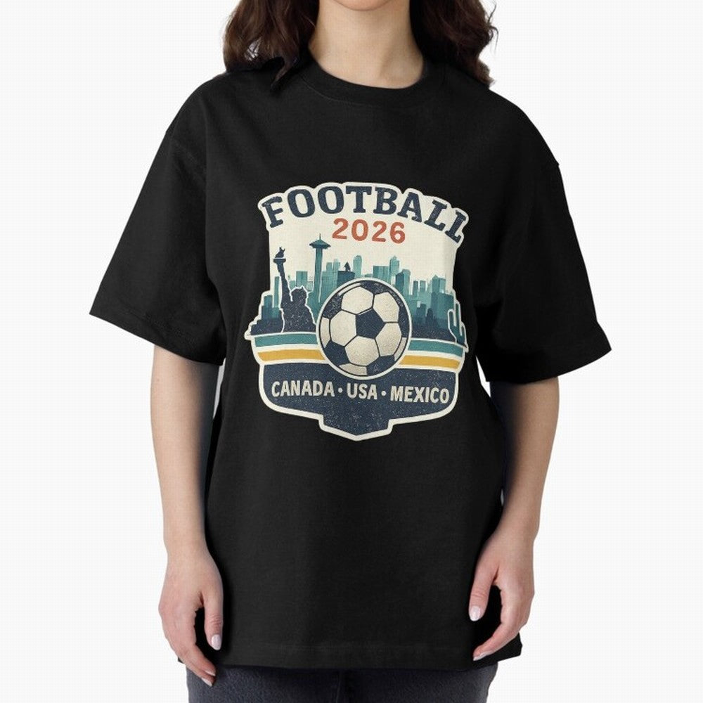 Football 2026 ¨C One World One Goal Classic T-Shirt Make Game Day About the FIFA World Cup 2026 USA Canada Mexico Journey through Mbappe and Neymar Highlights, Argentina Pride, Football History, Final Match Energy, Crowd Noise and Once in a