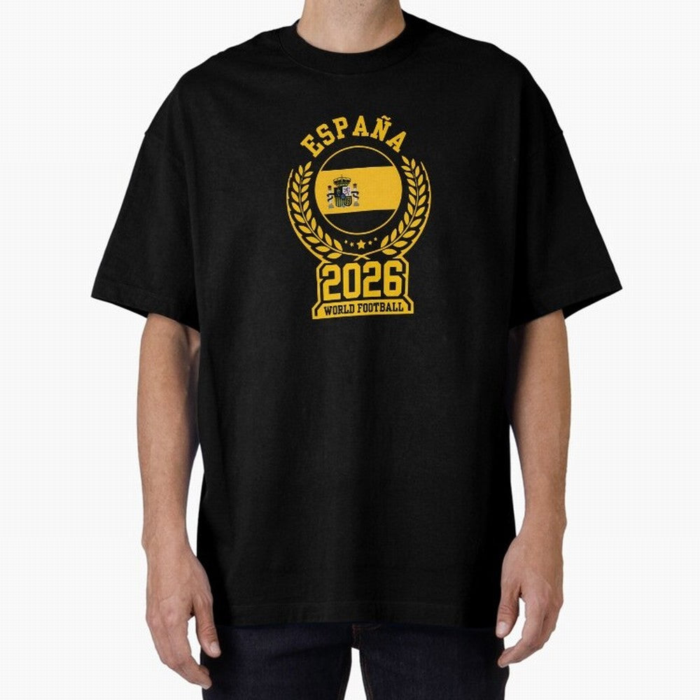 Spain World Football 2026 T-Shirt_87604013 Classic T-Shirt Make Game Day About Match Day Hype around FIFA World Cup 2026 USA Canada Mexico, Neymar, Haaland and Cristiano Ronaldo, Brazil, Global Supporter Spirit, Legendary Goals, National Colors and