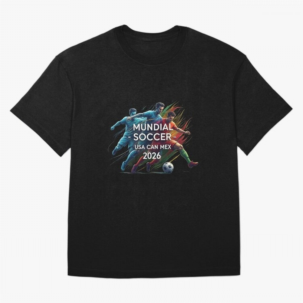 Mundial Soccer 2026 Classic T-Shirt Create FIFA World Cup 2026 for Fans of Mbappe and Spain and Netherlands, Bringing Stadium Memories, Football Loyalty, International Chants and Championship Tradition; Perfect for Supporters Who Want Bold Football