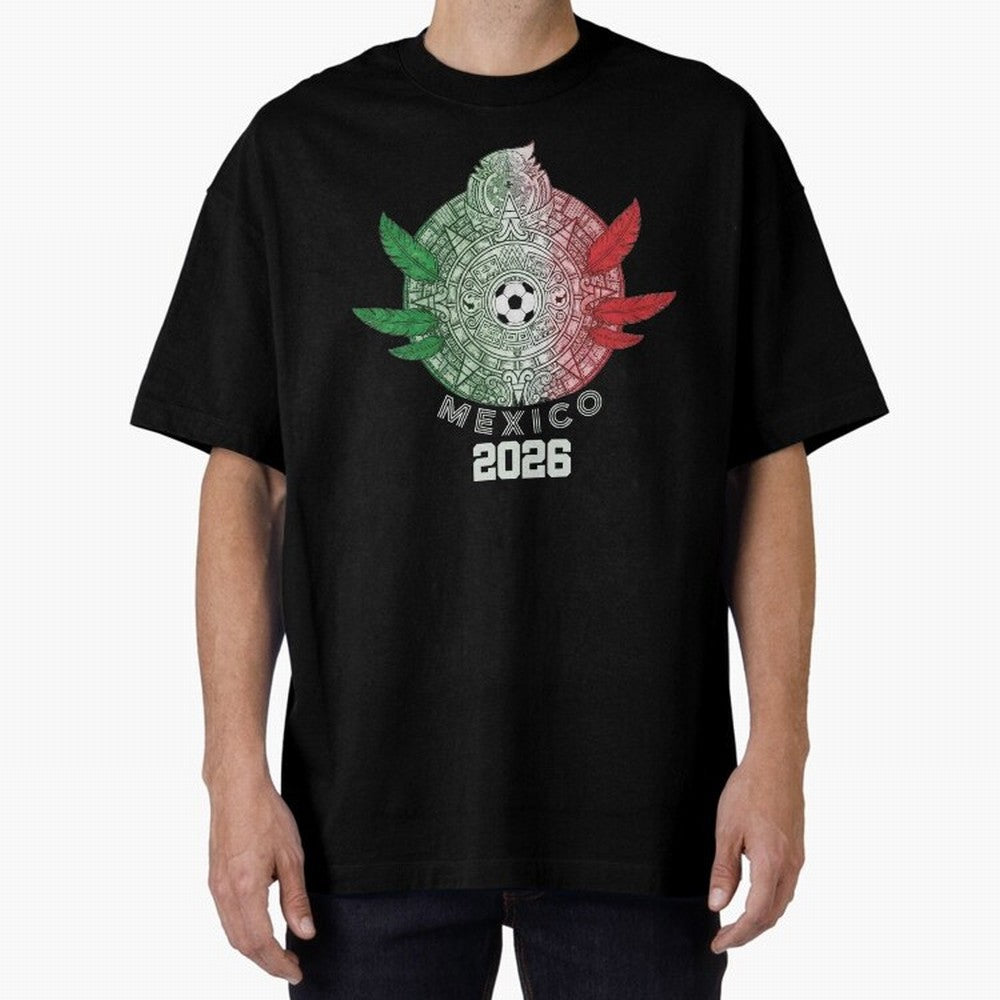 Mexico 2026 Aztec Sun Statement Classic T-Shirt Show Fan Pride Across FIFA World Cup 2026 Spirit, Capturing Netherlands, Messi, Neymar and Mbappe, Vintage Soccer Flavor, Modern Football Stars, National Flags and Final Night Emotion; Perfect for
