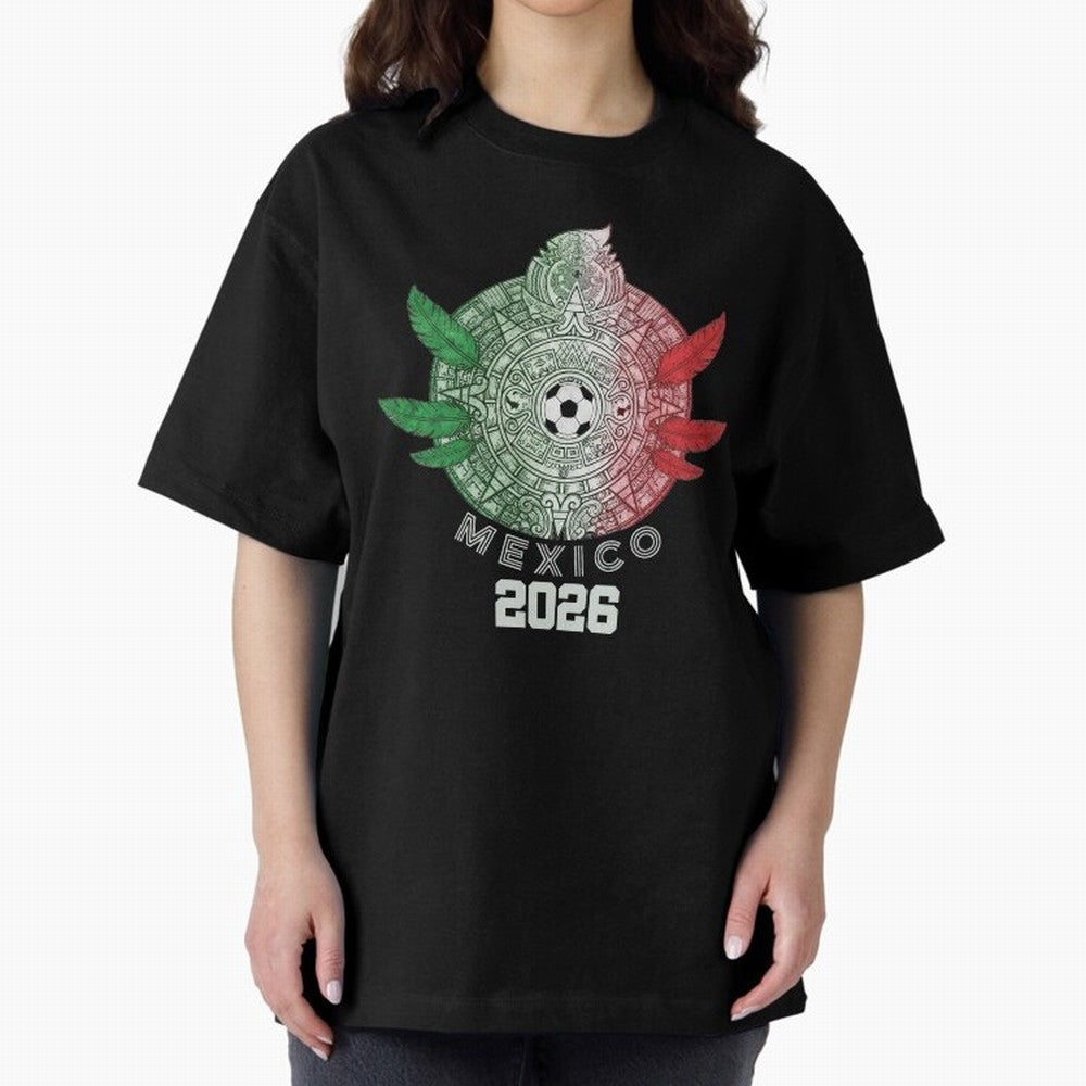 Mexico 2026 Aztec Sun Statement Classic T-Shirt Show Fan Pride Across FIFA World Cup 2026 Spirit, Capturing Netherlands, Messi, Neymar and Mbappe, Vintage Soccer Flavor, Modern Football Stars, National Flags and Final Night Emotion; Perfect for