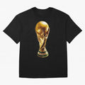 SOCCER TROPHY Classic T-Shirt Enjoy the Biggest Football Party of Global Football Passion for FIFA World Cup 2026 USA Canada Mexico, Highlighting Mbappe, Argentina, Vintage Soccer Flavor, Modern Football Stars, National Flags and Final Night