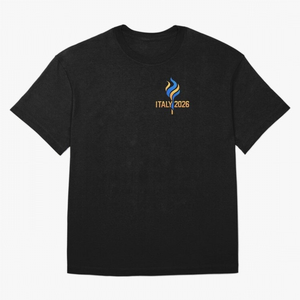 Italy 2026 Minimal Travel Logo Modern Italian Style Classic T-Shirt Show Love for Legendary Goals in the FIFA World Cup 2026 USA Canada Mexico Journey through Messi, CR7 and Mbappe Highlights, Netherlands Pride, Football Festival Excitement, Trophy