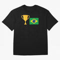 Brazil Soccer Team Fan Football Brazilian Flag 2022 T-Shirt - Brazil T shirt Soccer - Brazil Flag Vintage - Brazilian Classic T-Shirt Keep the Legacy of FIFA World Cup 2026 USA Canada Mexico Spirit, with England, Mbappe, Football Passion, Legendary